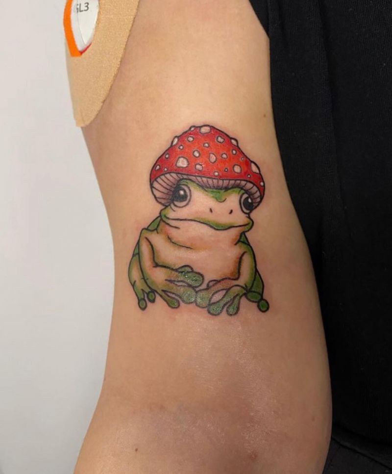 8 Unique Frog Mushroom Tattoos for Your Inspiration