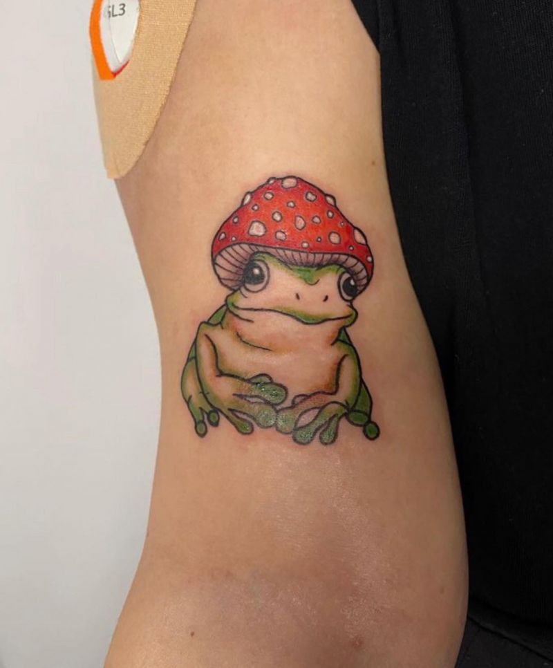 8 Unique Frog Mushroom Tattoos for Your Inspiration