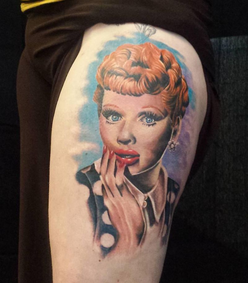 30 Elegant Lucille Ball Tattoos You Must Love