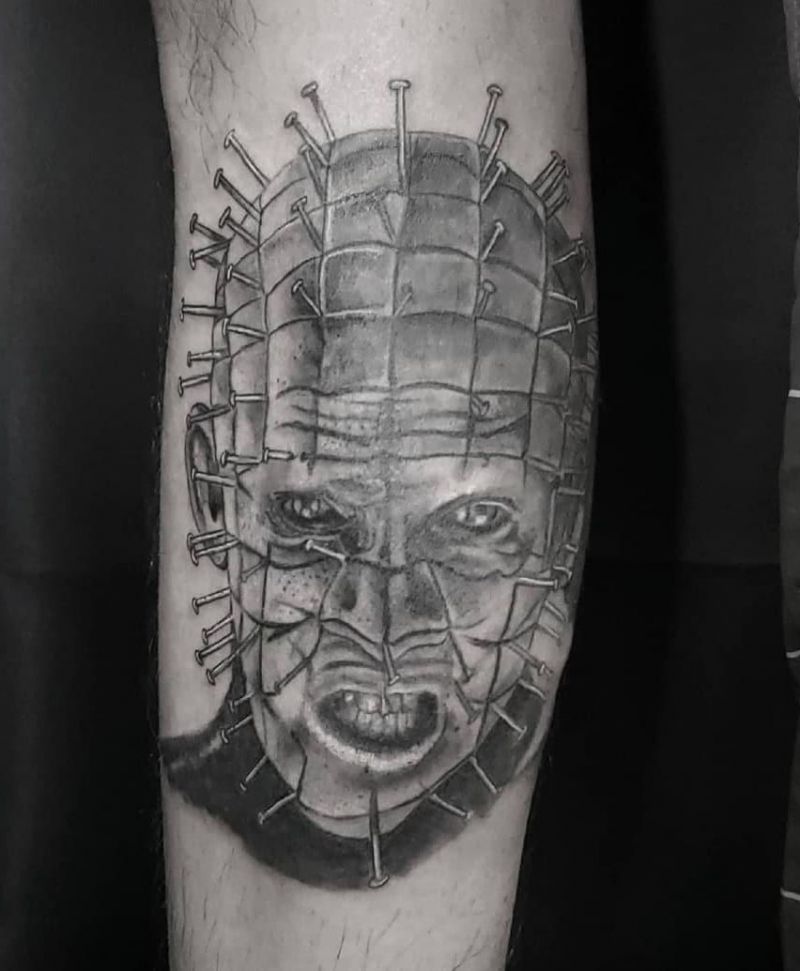 30 Scary Pinhead Tattoos You Must Love