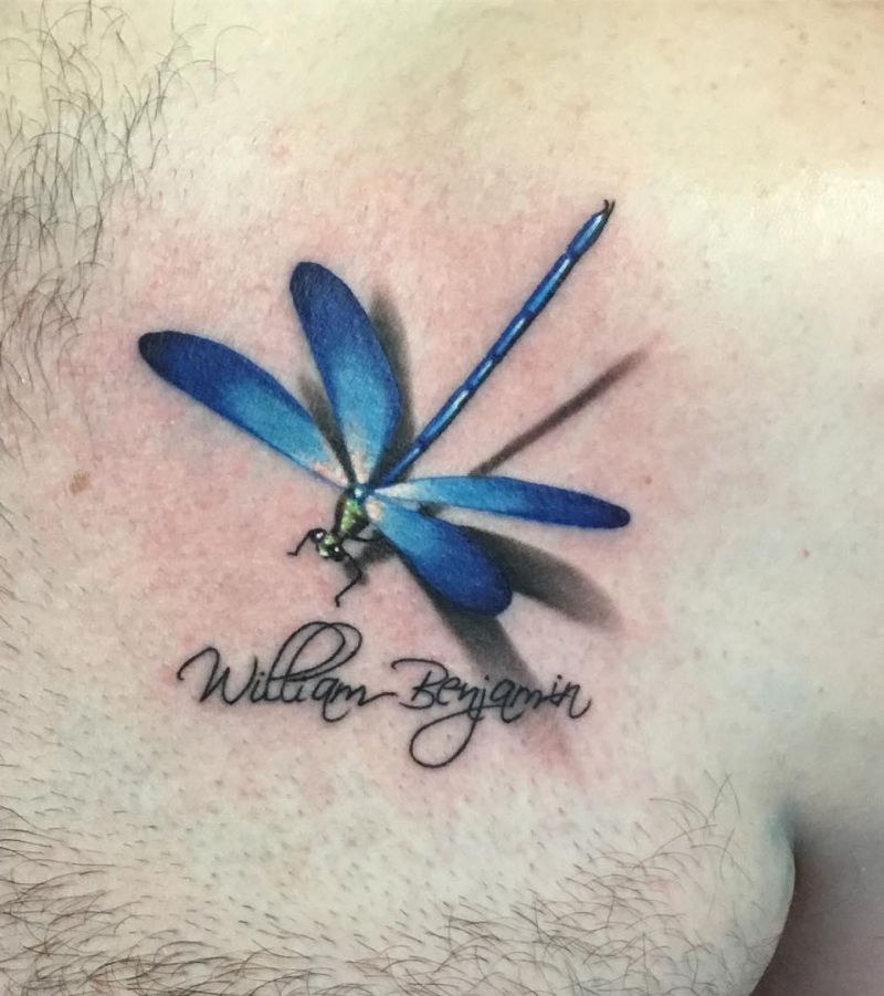 10 Elegant 3D Dragonfly Tattoos to Inspire You