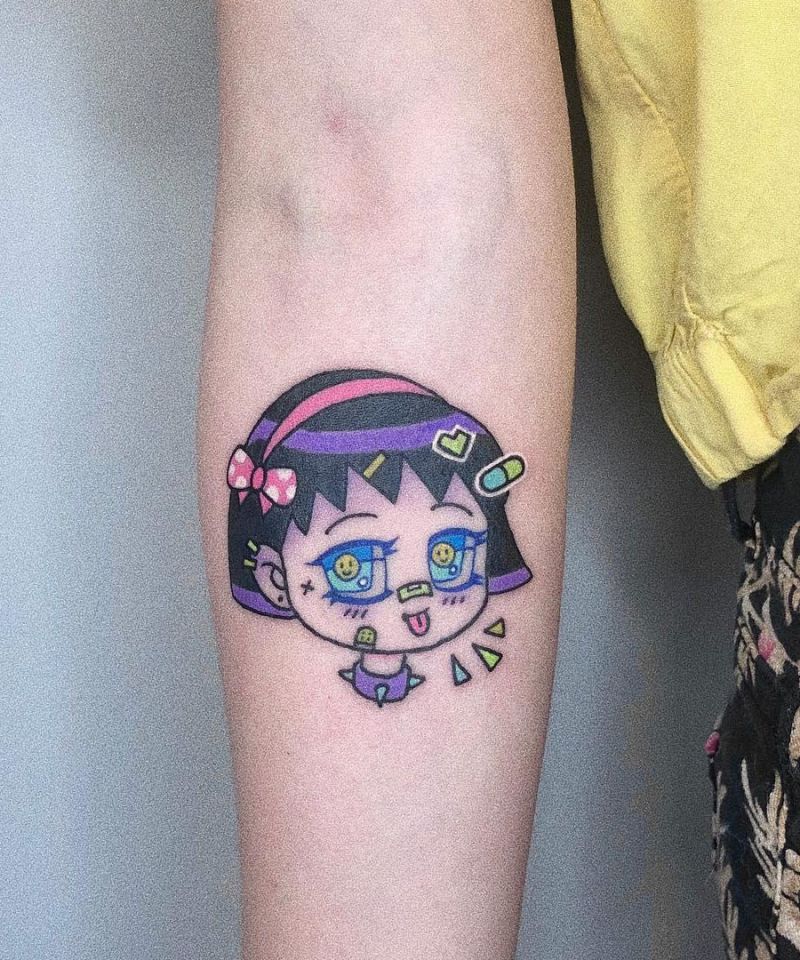 10 Cute Chibi Maruko Chan Tattoos You Can Copy