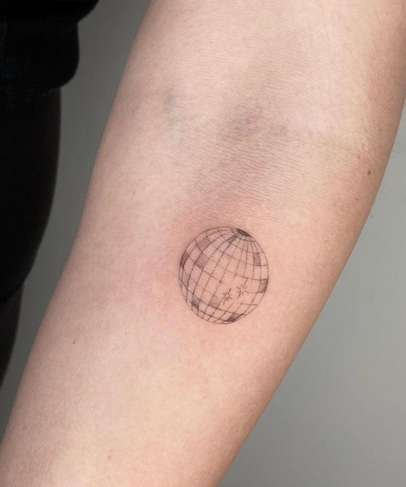 30 Pretty Disco Ball Tattoos Make You Attractive