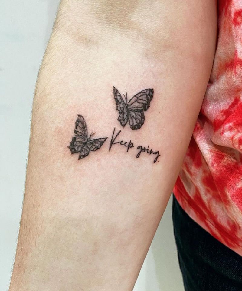 30 Unique Keep Going Tattoos to Inspire You