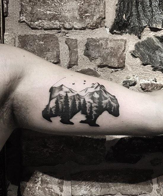 30 Unique Bear Mountain Tattoos You Have To Try