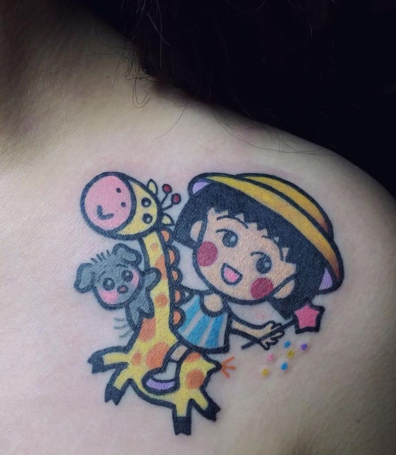 10 Cute Chibi Maruko Chan Tattoos You Can Copy