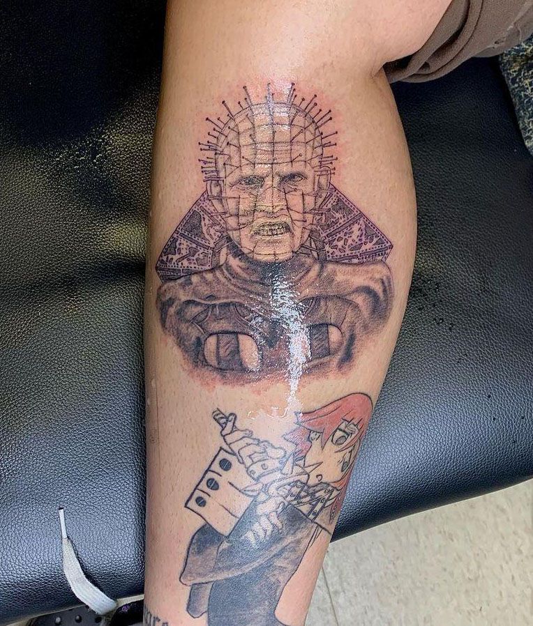 30 Scary Pinhead Tattoos You Must Love