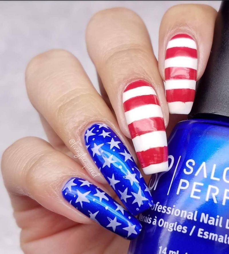 30 Pretty 4th of July Nail Art Designs You Must Love