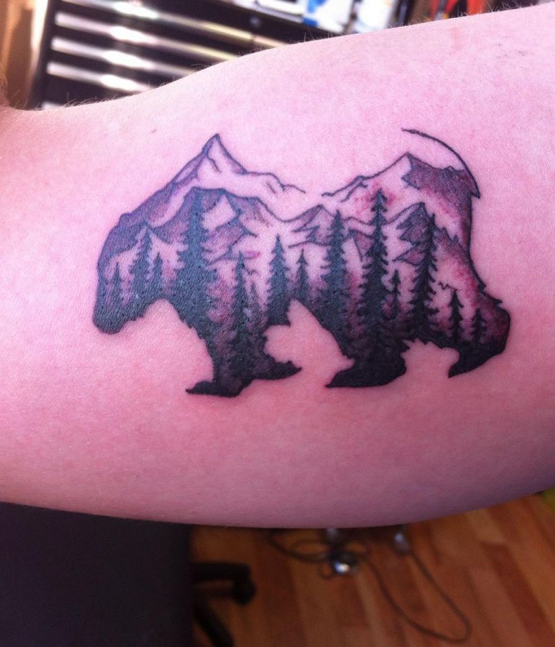 30 Unique Bear Mountain Tattoos You Have To Try