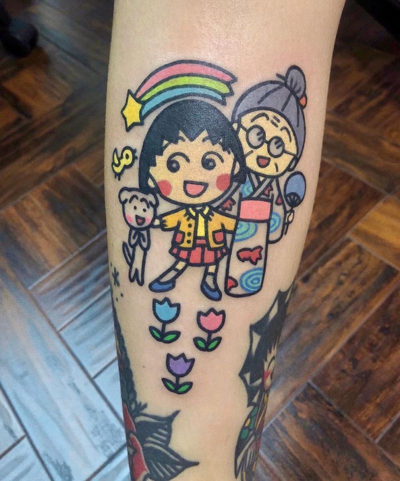 10 Cute Chibi Maruko Chan Tattoos You Can Copy