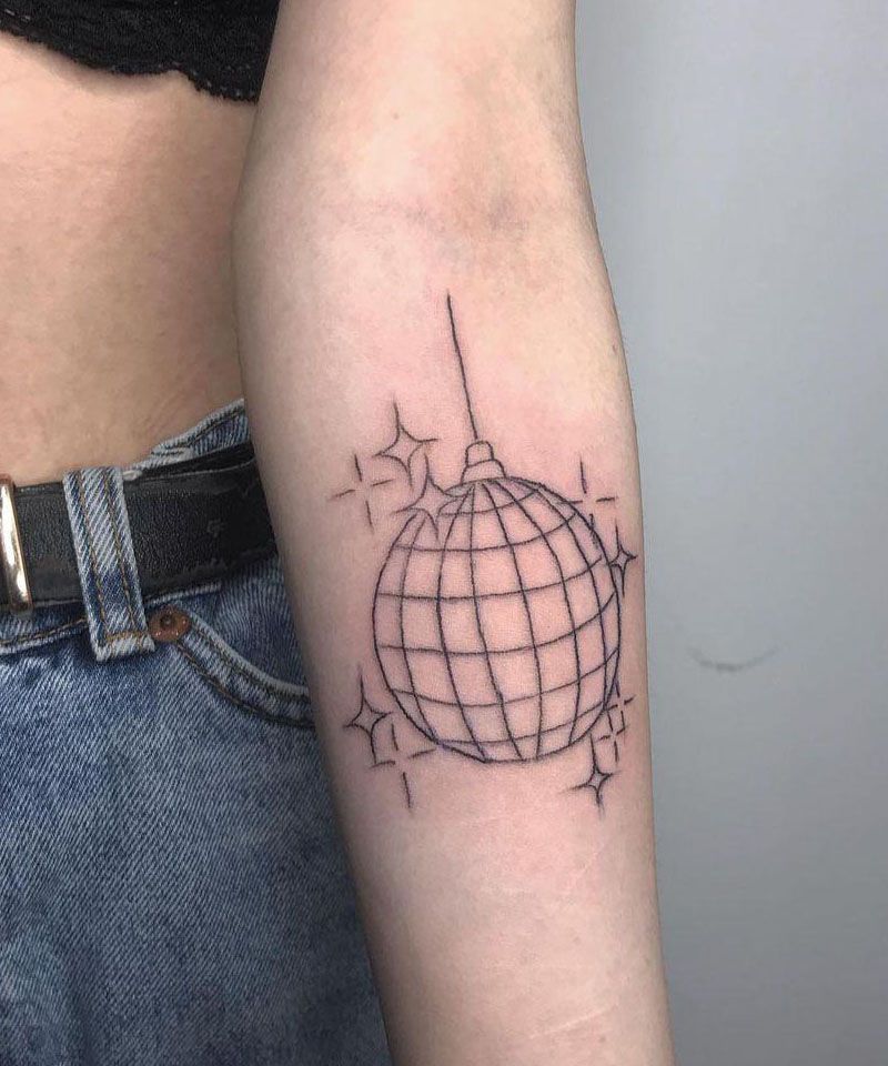 30 Pretty Disco Ball Tattoos Make You Attractive