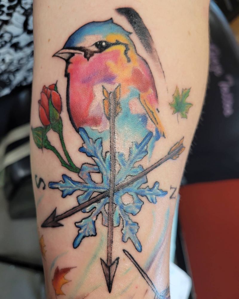 30 Pretty Four Seasons Tattoos You Must Love