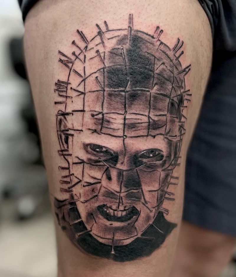 30 Scary Pinhead Tattoos You Must Love