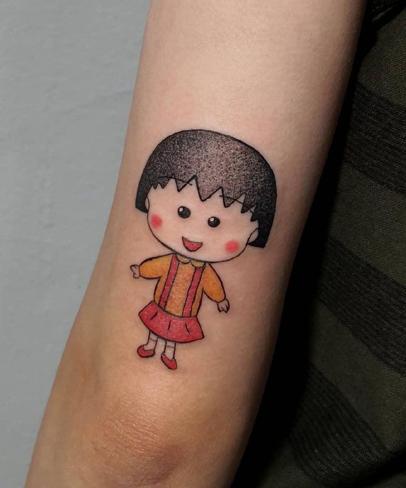 10 Cute Chibi Maruko Chan Tattoos You Can Copy