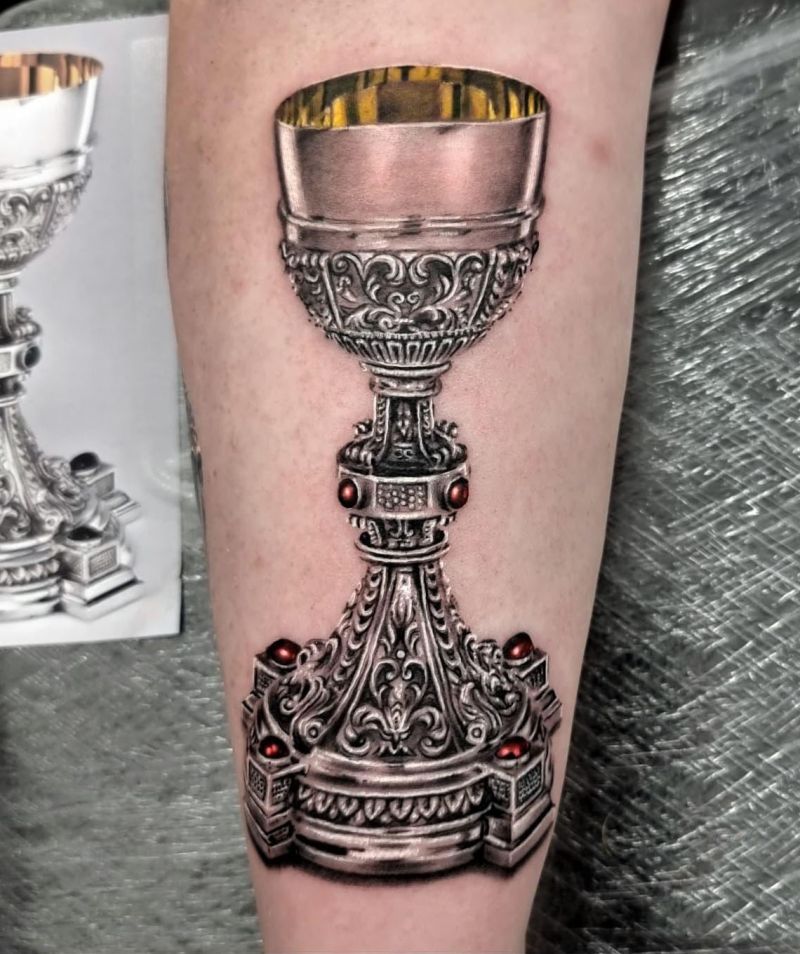 30 Unique Holy Grail Tattoos for Your Next Ink