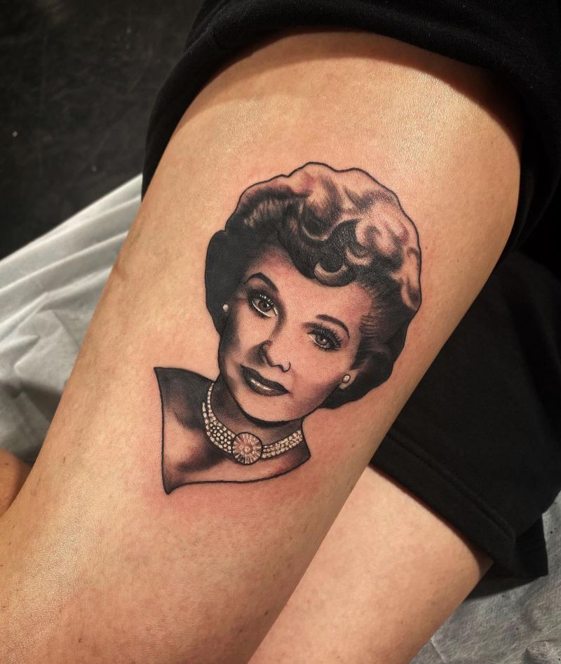 30 Elegant Lucille Ball Tattoos You Must Love