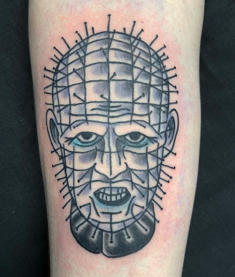 30 Scary Pinhead Tattoos You Must Love