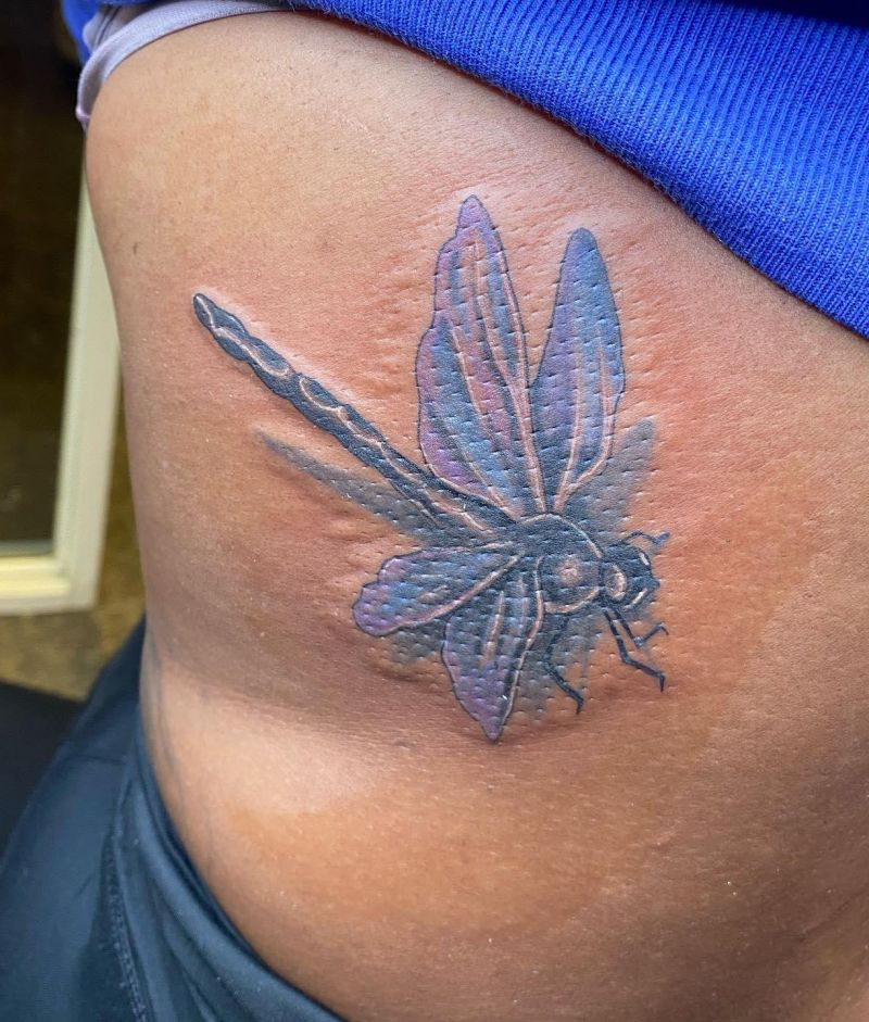 10 Elegant 3D Dragonfly Tattoos to Inspire You