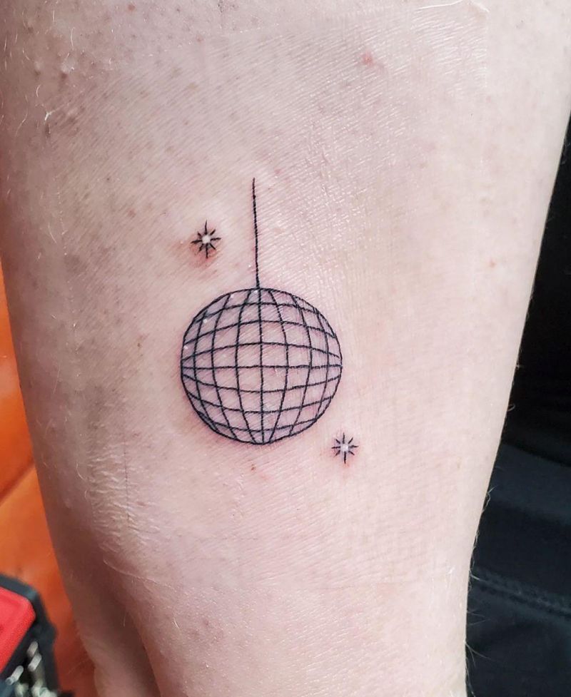 30 Pretty Disco Ball Tattoos Make You Attractive