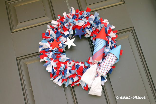 43 Cool DIY Patriotic Wreaths for 4th of July