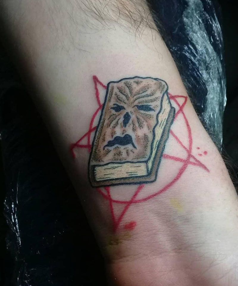 30 Unique Necronomicon Tattoos You Must Love