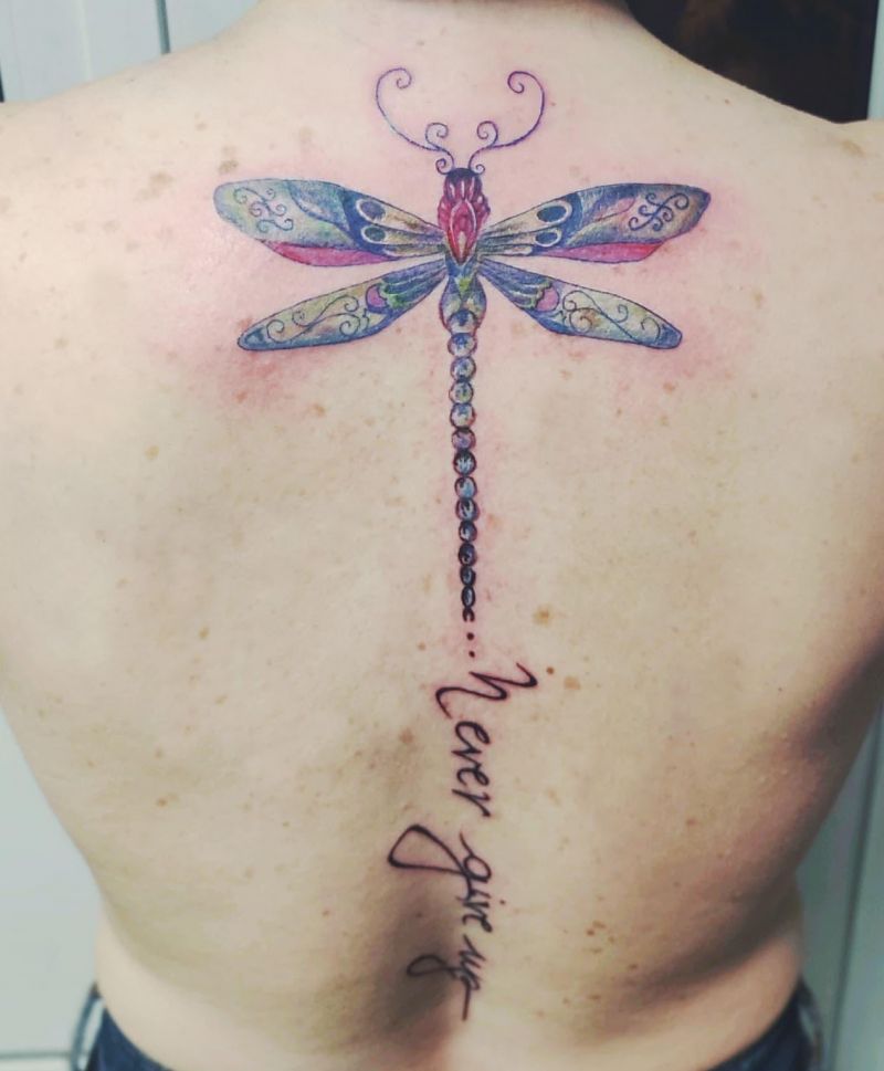 6 Elegant Blue Dragonfly Tattoos You Can Copy