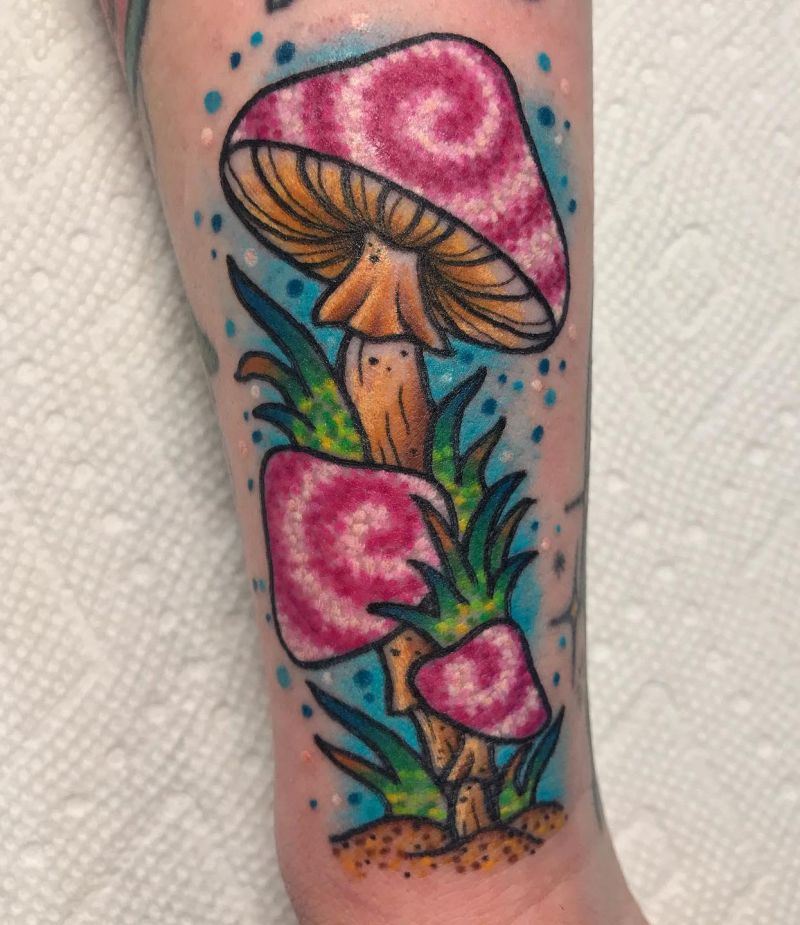 15 Unique Trippy Mushroom Tattoos for Your Inspiration