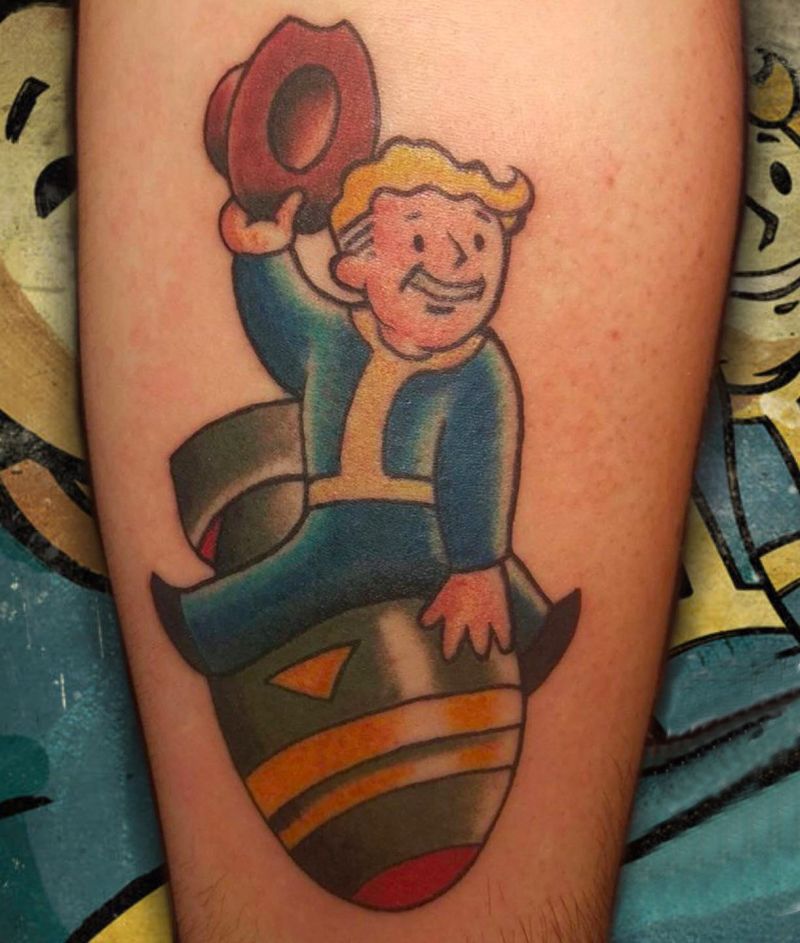 30 Unique Fallout Tattoos You Must Love