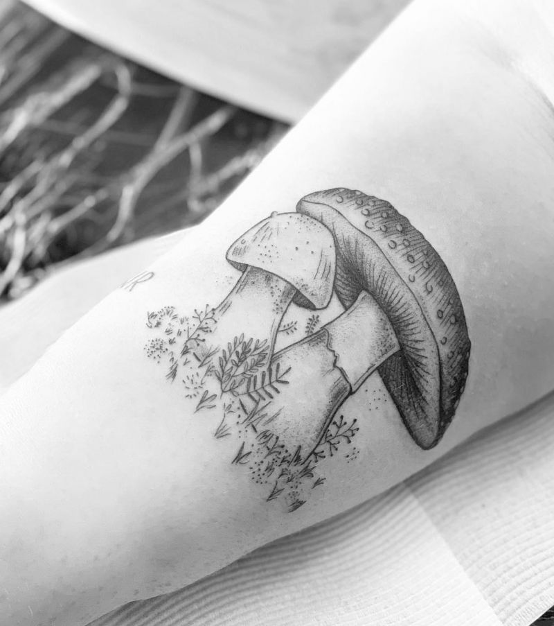 15 Unique Trippy Mushroom Tattoos for Your Inspiration