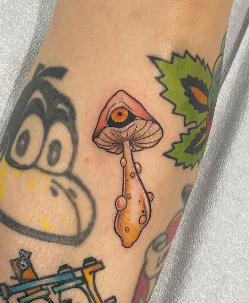 15 Unique Trippy Mushroom Tattoos for Your Inspiration