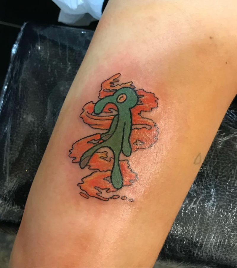 30 Cute Squidward Tattoos You Will Love