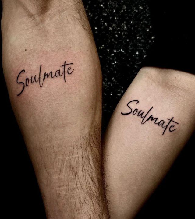 Couple Soulmate Tattoo