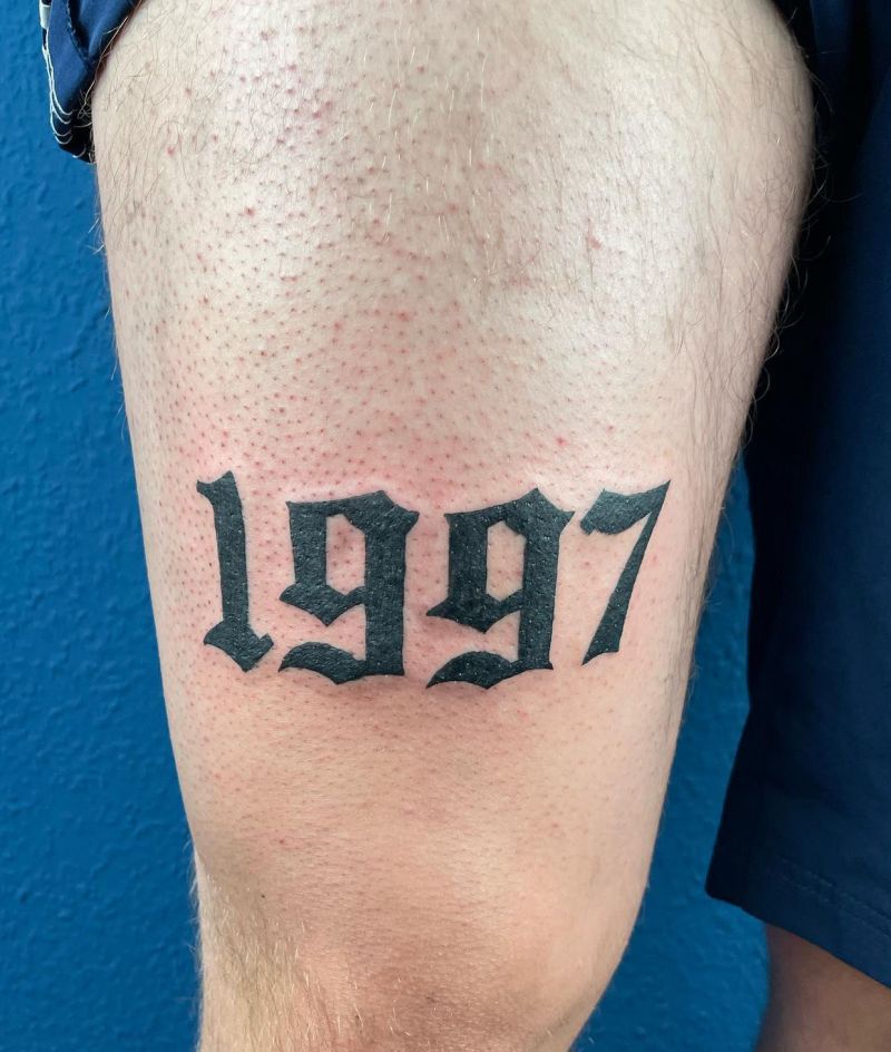 30 Unique 1997 Tattoos for Your Inspiration