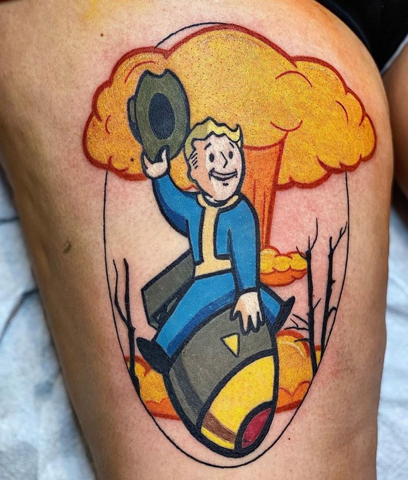 30 Unique Fallout Tattoos You Must Love