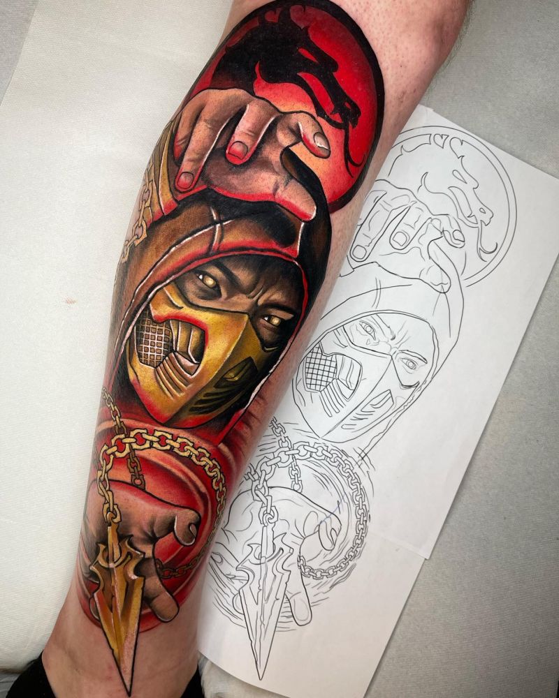 30 Cool Mortal Kombat Tattoos for Your Inspiration