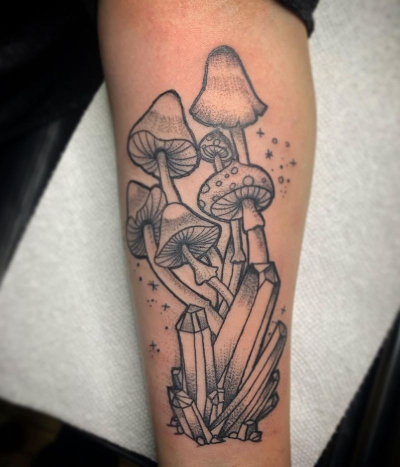 15 Unique Trippy Mushroom Tattoos for Your Inspiration