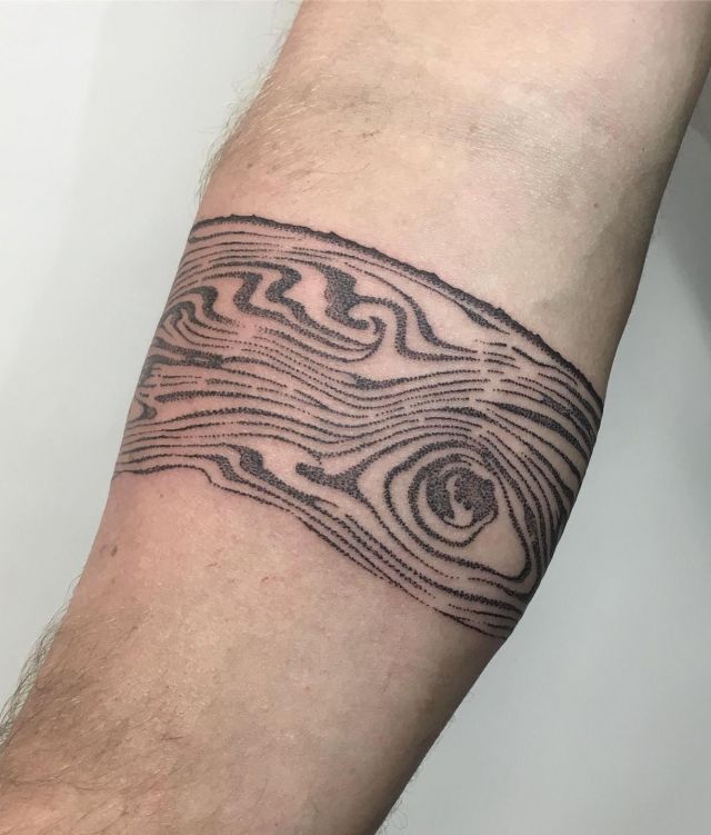 Armband Wood Grain Tattoo