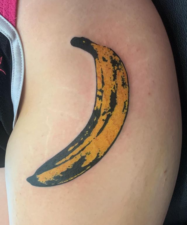 Andy Warhol’s Banana Tattoo