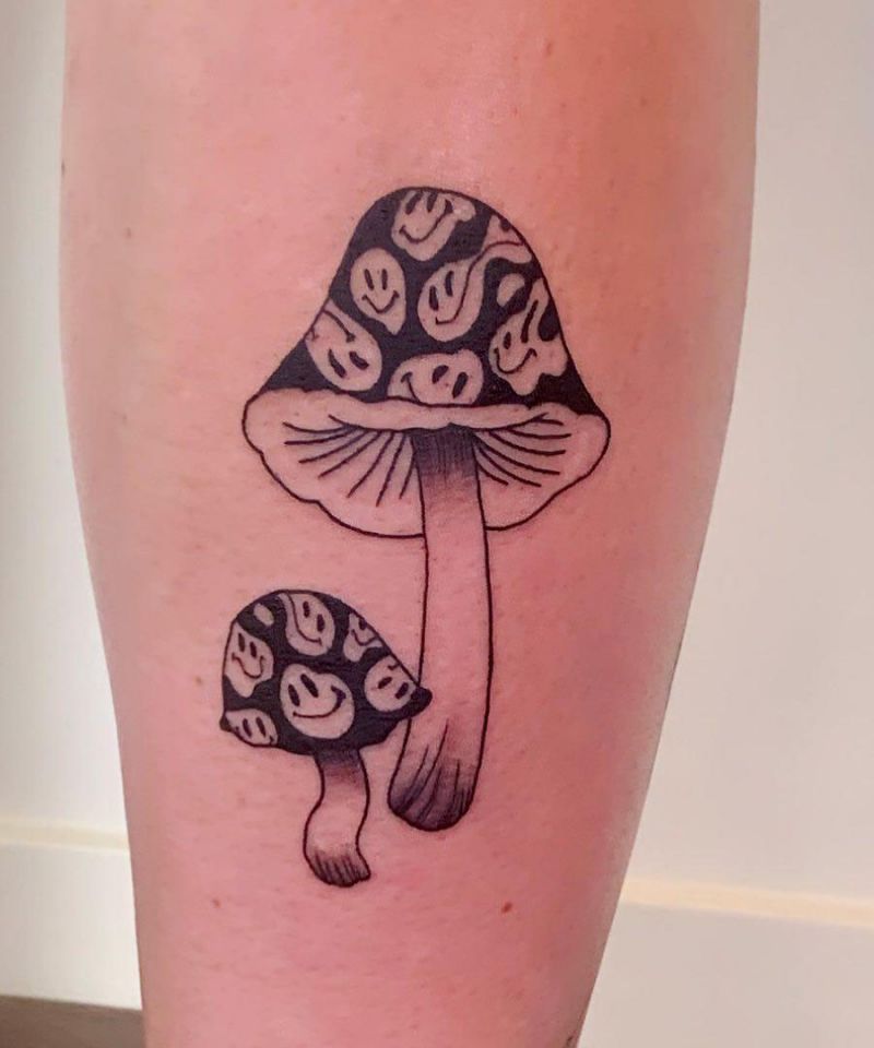 15 Unique Trippy Mushroom Tattoos for Your Inspiration