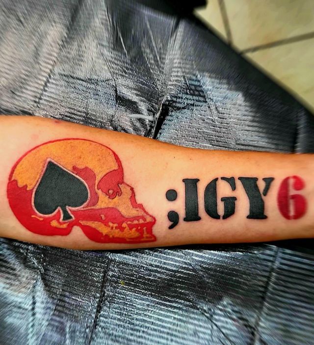 Spade A Skull IGY6 Tattoo