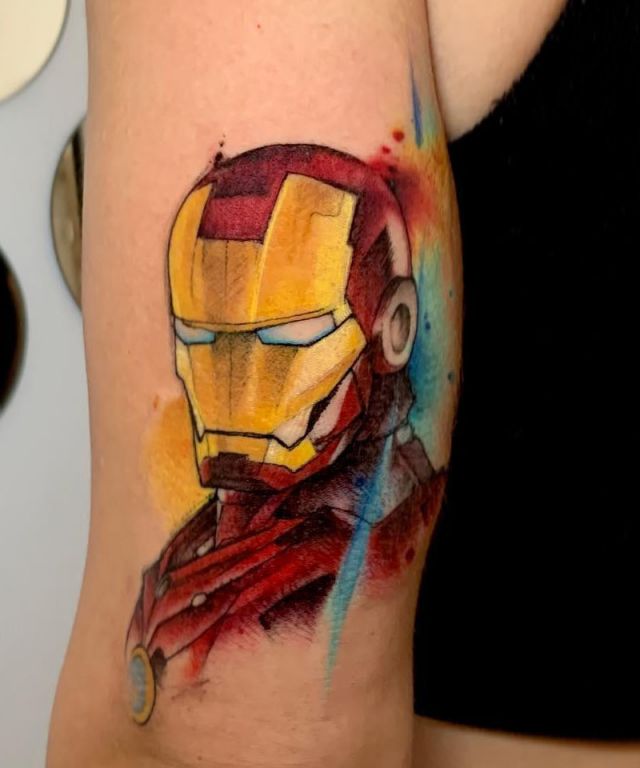 Great Ironman Tattoo on Arm