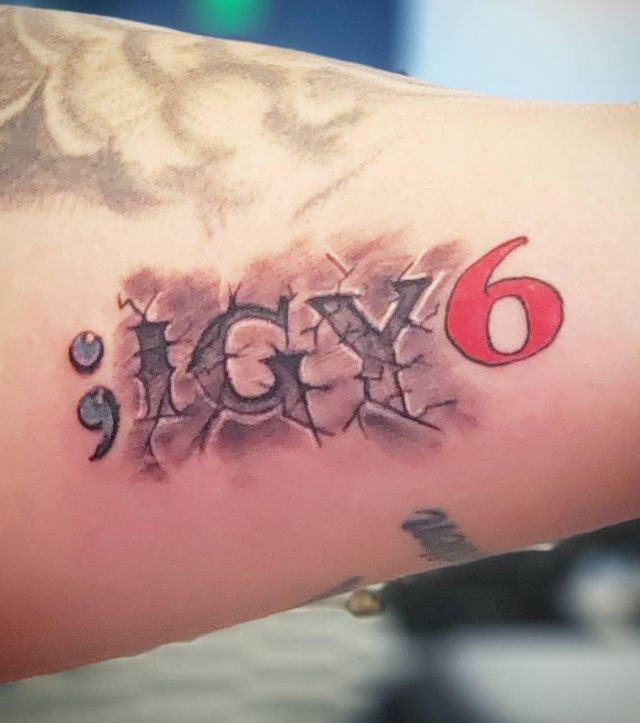 Crack IGY6 Tattoo on Arm