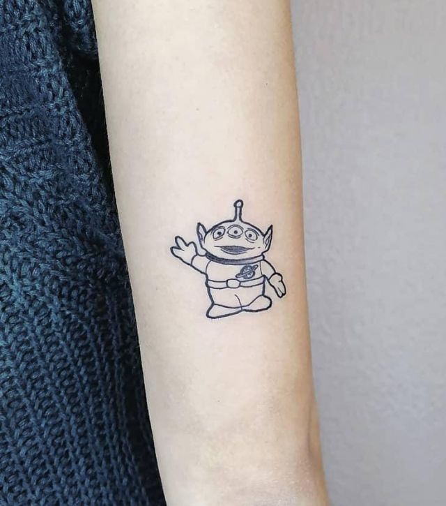 Teletubbies Toy Tattoo on Arm