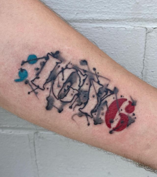 Watercolor IGY6 Tattoo