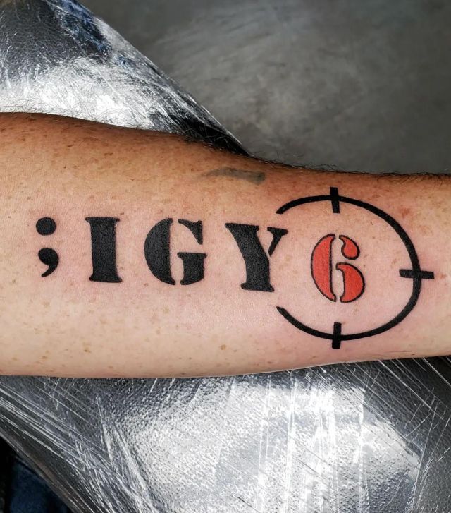 Sighting Mirror IGY6 Tattoo