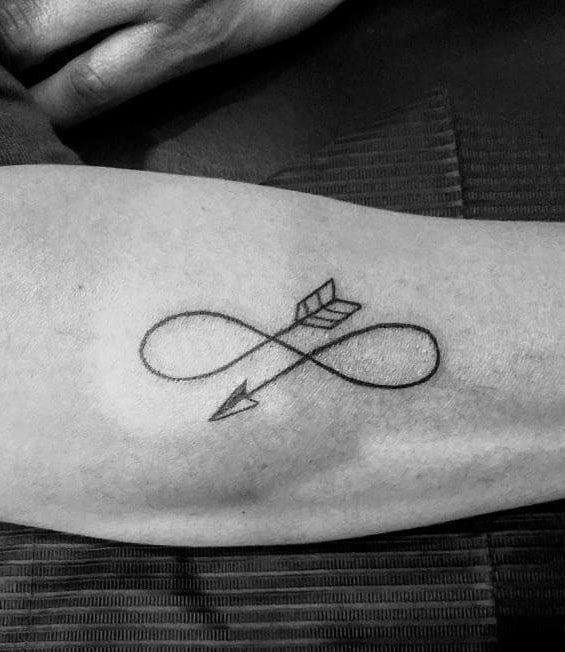 Pretty Malin Symbol Tattoo on Arm