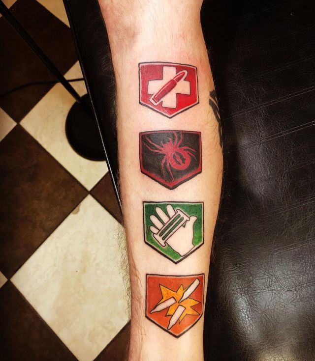 Unique Call of Duty Tattoo on Arm