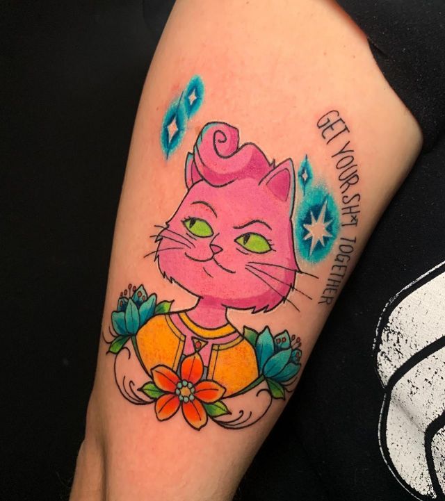 Unique Princess Carolyn Tattoo on Arm