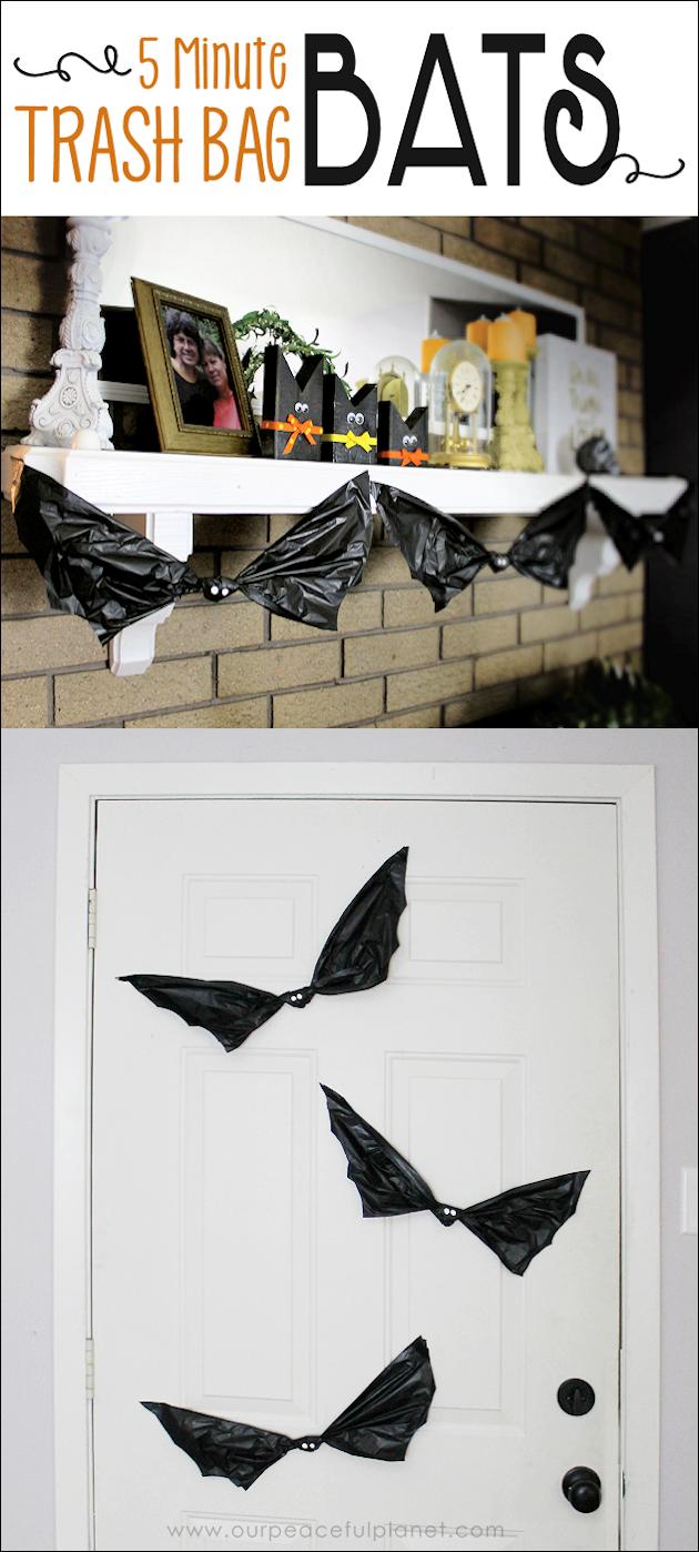 25 Awesome DIY Halloween Decorations With Trash Bags