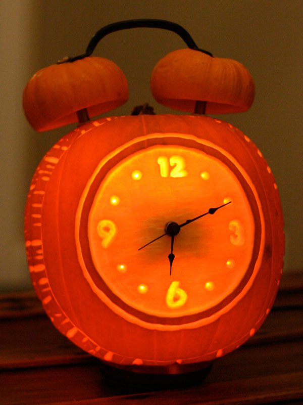 Alarm Clock Halloween Pumpkin